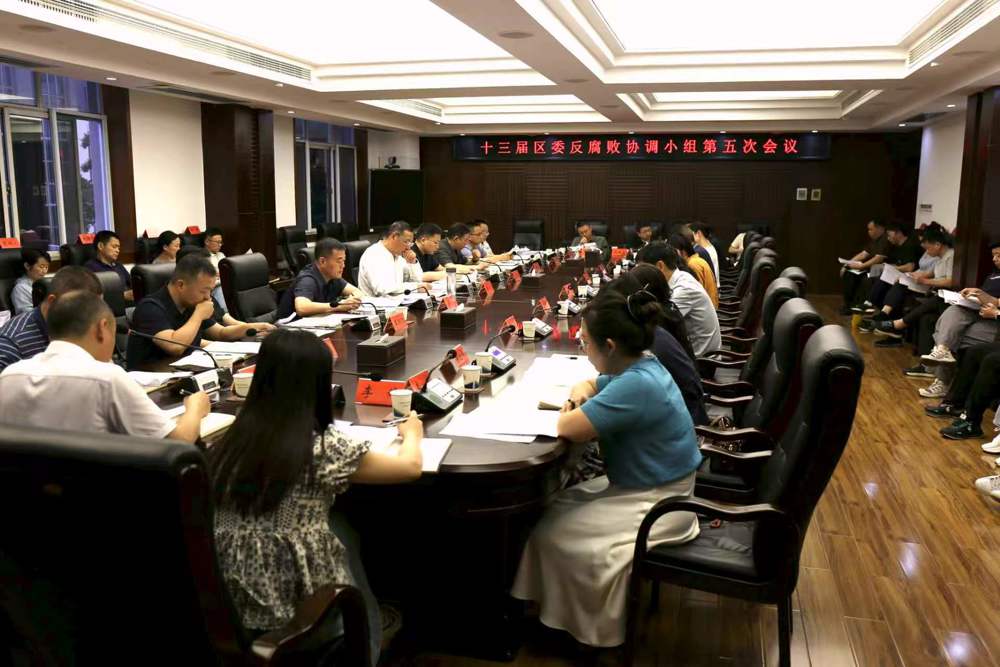 武陵区召开十三届区委反腐败协调小组第五次会议